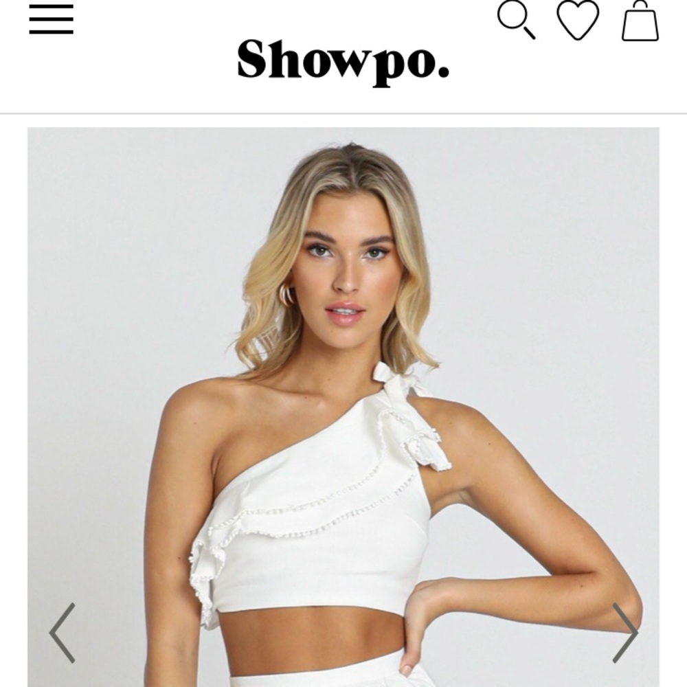 White showpo top